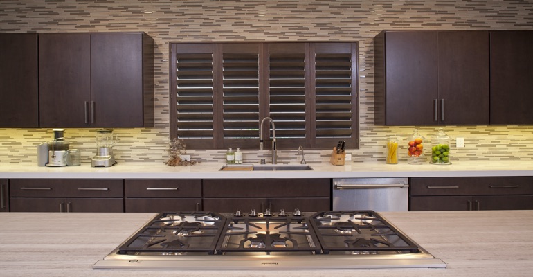 Minneapolis wood shutter kitchen